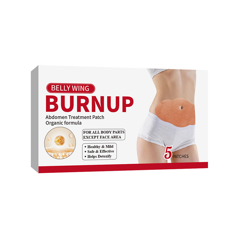 Chinese-style abdominal oil-absorbing patch for removing dampness