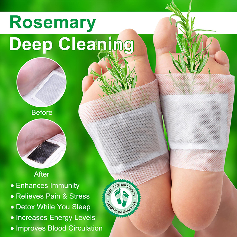 Rosemary Bamboo Charcoal Vinegar and Ginger Detox Patch Rosemary Bamboo Charcoal Vinegar and Ginger Detox Patch