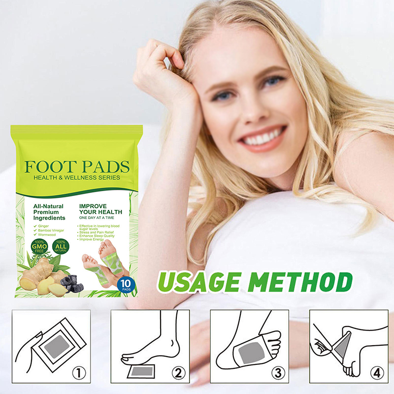 Ginger and Bamboo Vinegar Extract Sleep-Improving Detox Patch Ginger and Bamboo Vinegar Extract Sleep-Improving Detox Patch
