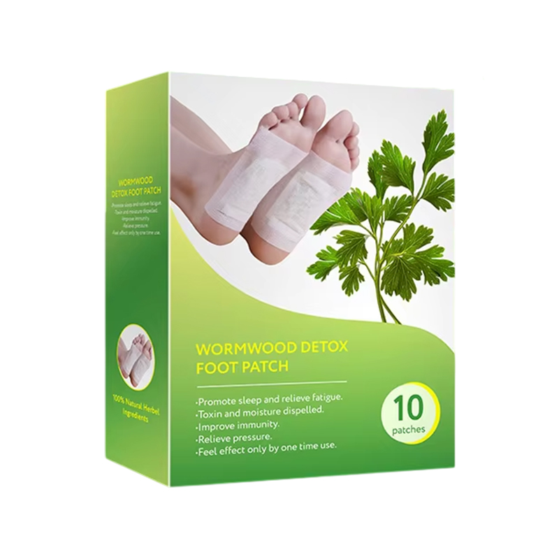 Herbal Ginger & Mugwort Foot Patches (10-Pack)