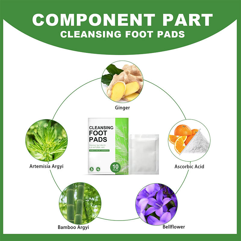Herbal Deep-Cleansing Foot Pads for Relaxation Detox and Sleep Support Herbal Deep-Cleansing Foot Pads for Relaxation Detox and Sleep Support