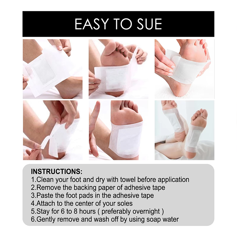 Herbal Deep-Cleansing Foot Pads for Relaxation Detox and Sleep Support Herbal Deep-Cleansing Foot Pads for Relaxation Detox and Sleep Support