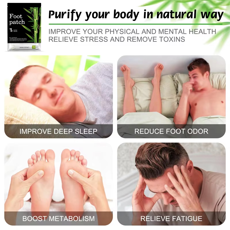 Natural Mugwort Deep-Cleansing Foot Patches for Detoxification and Moisture Removal Natural Mugwort Deep-Cleansing Foot Patches for Detoxification and Moisture Removal