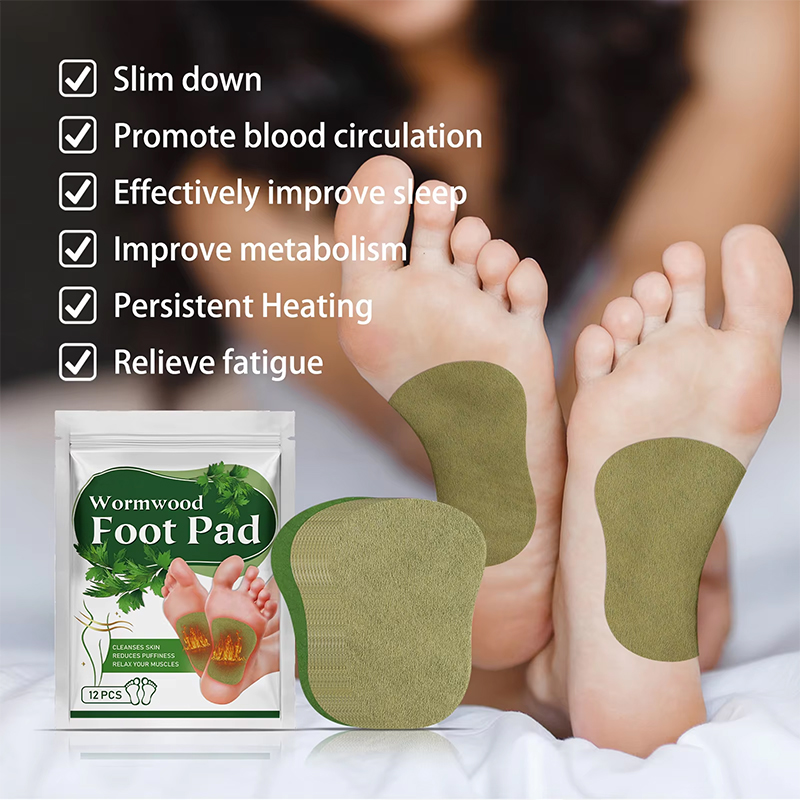 Natural Organic Herbal Mugwort & Ginger Deep-Cleansing Detox Foot Patches Natural Organic Herbal Mugwort & Ginger Deep-Cleansing Detox Foot Patches