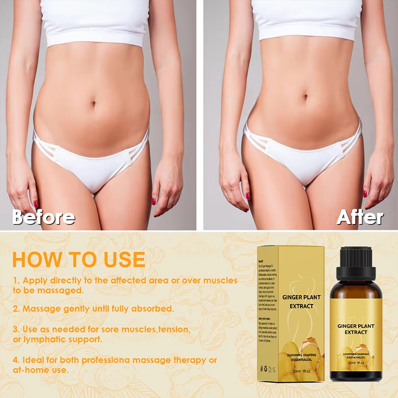 Ginger Weight-Loss & Fat-Burning Body Massage Oil Ginger Weight-Loss & Fat-Burning Body Massage Oil