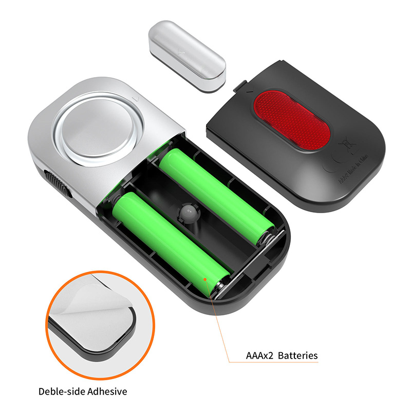 Easy to install anti-theft door magnetic alarm