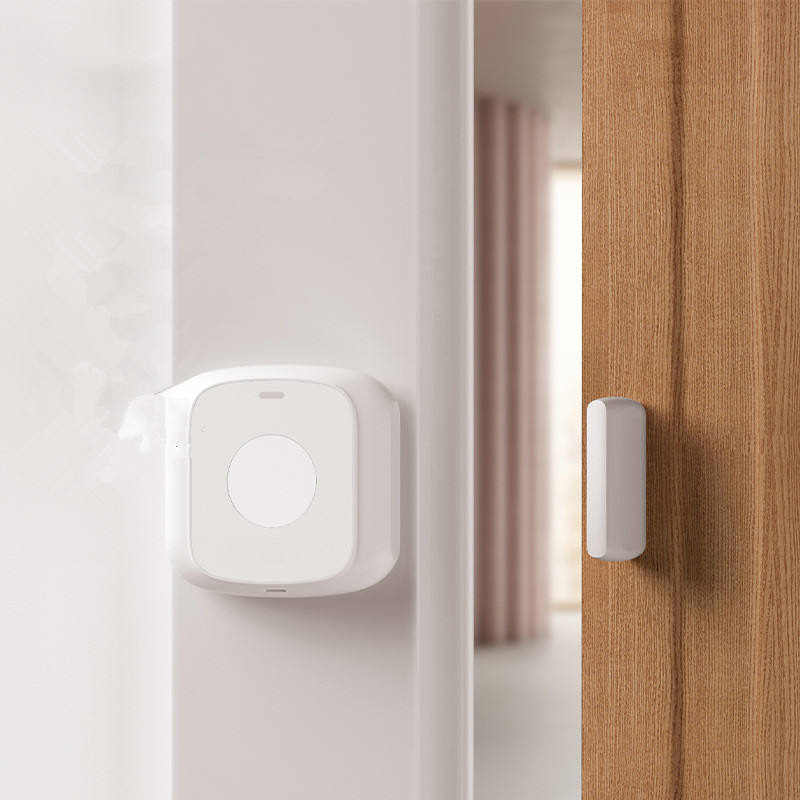 Smart home plastic door magnetic alarm