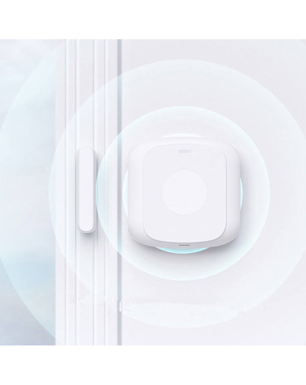 Smart home plastic door magnetic alarm