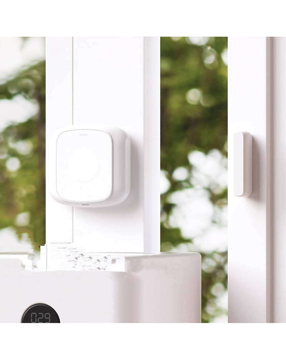 Smart home plastic door magnetic alarm