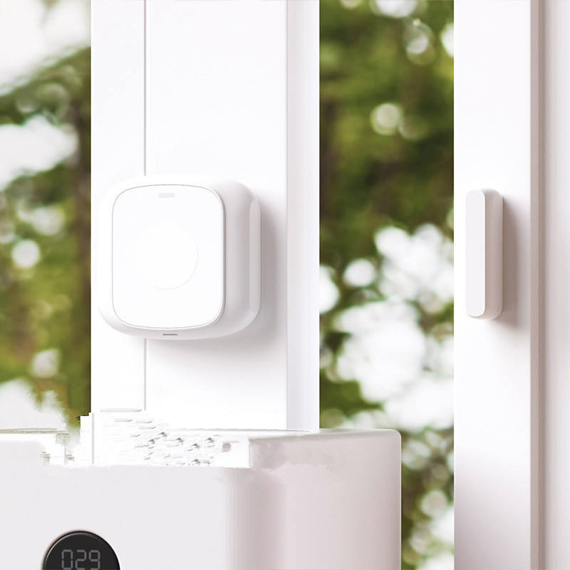 Smart home plastic door magnetic alarm