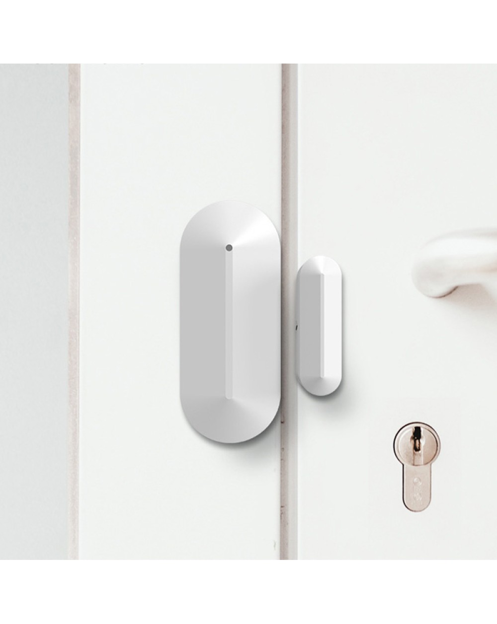 Wireless minimalist door magnetic alarm