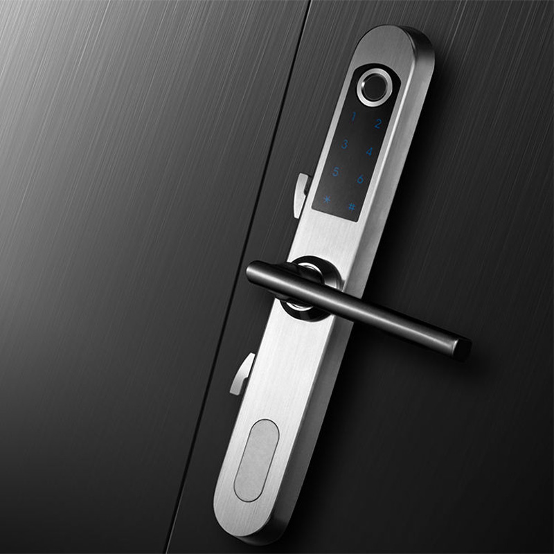 Stainless steel electronic fingerprint door lock