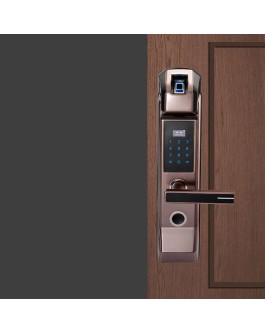 Waterproof household fingerprint electronic door lock