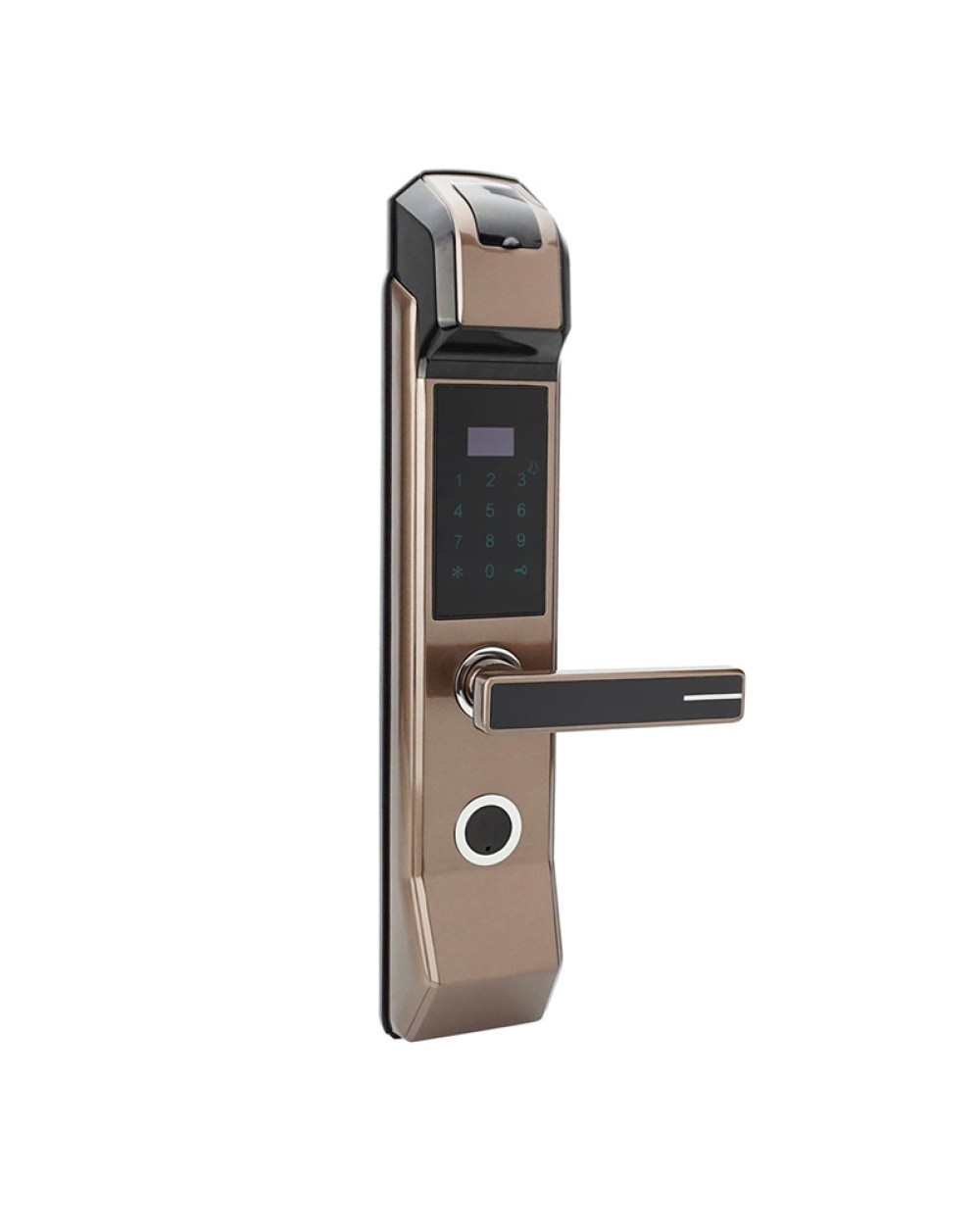 Waterproof household fingerprint electronic door lock