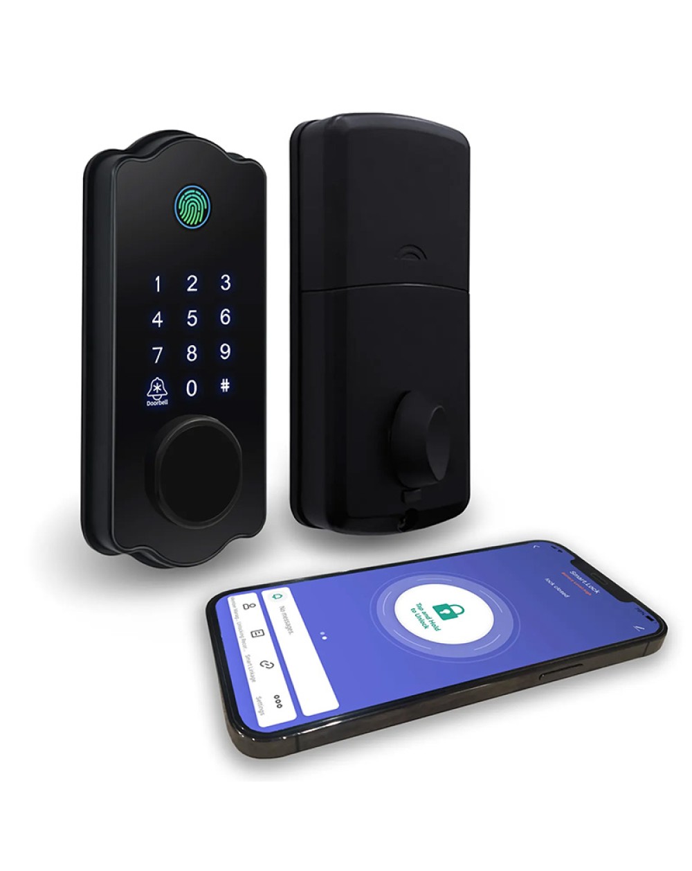 Digital touchscreen fingerprint electronic door lock