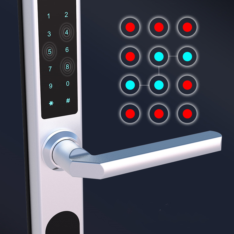 Ultra-thin smart fingerprint electronic door lock
