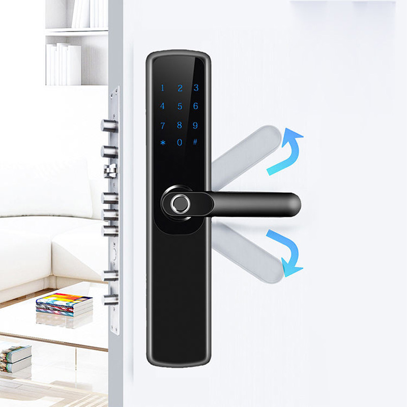 Waterproof smart fingerprint electronic door lock