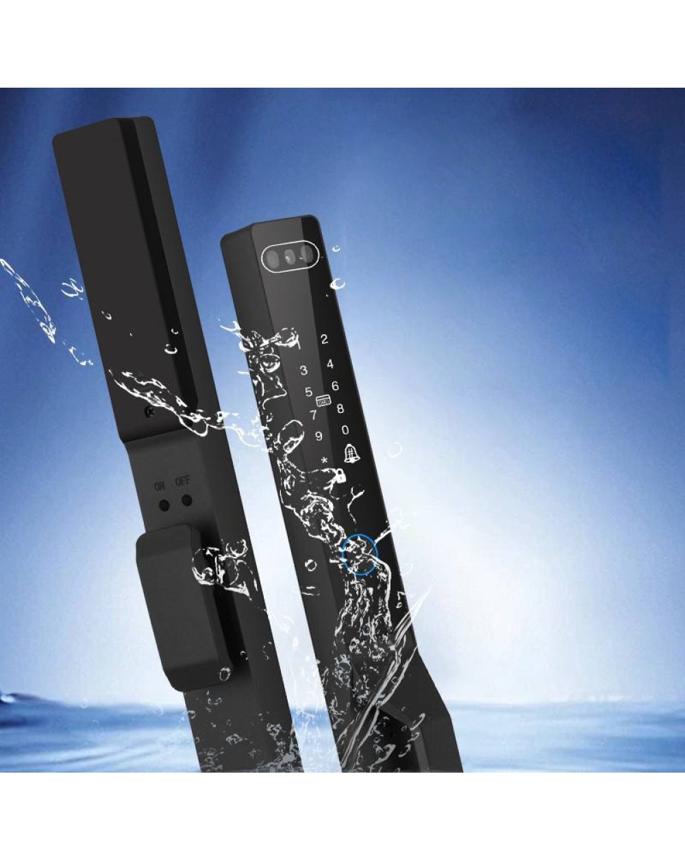 Wireless waterproof fingerprint electronic door lock