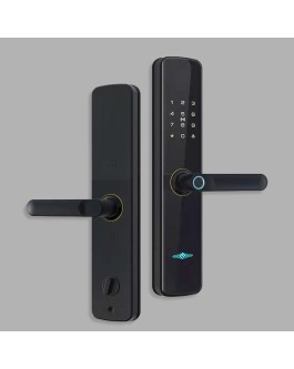 Black smart password electronic door lock