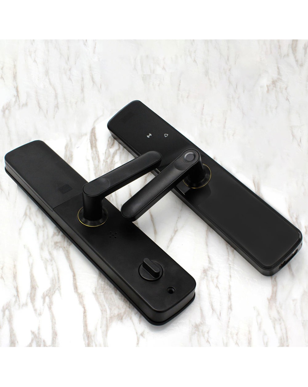 Black smart password electronic door lock