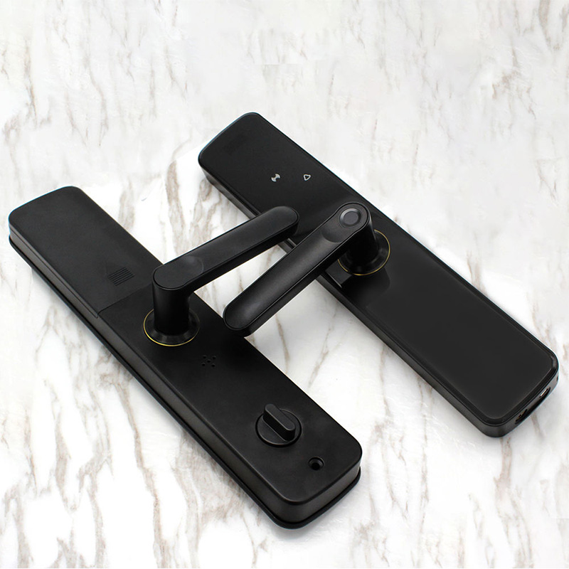 Black smart password electronic door lock