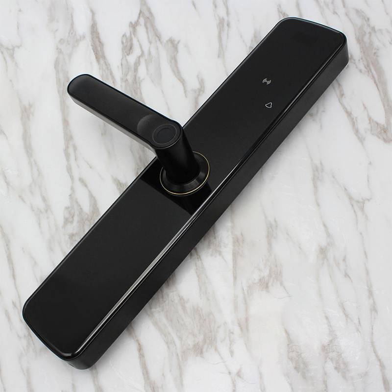 Black smart password electronic door lock