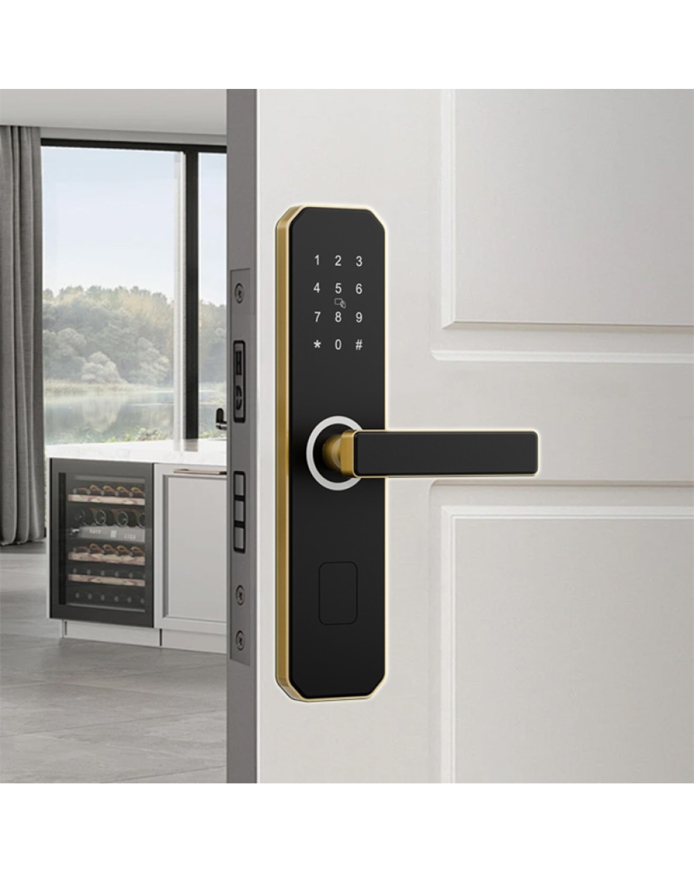 Wireless smart password electronic door lock
