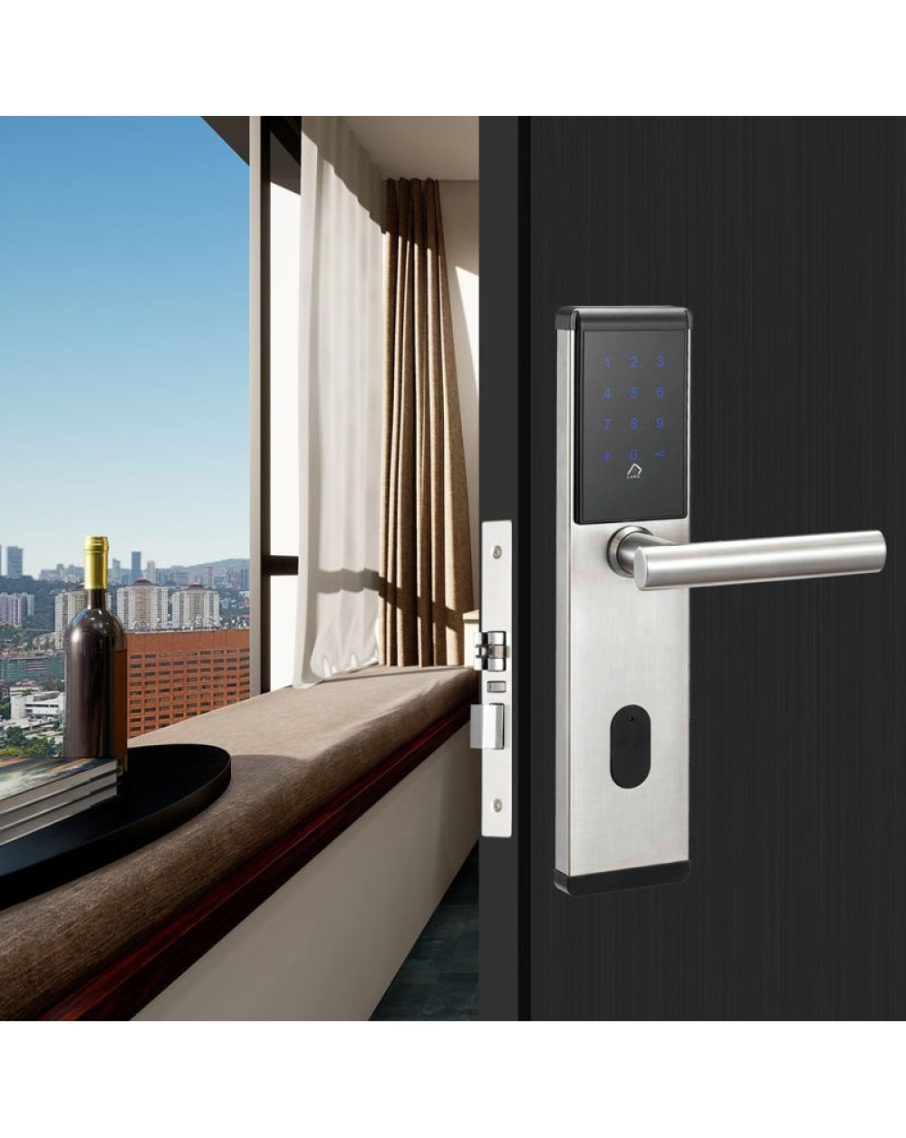 Digital intelligent password electronic door lock
