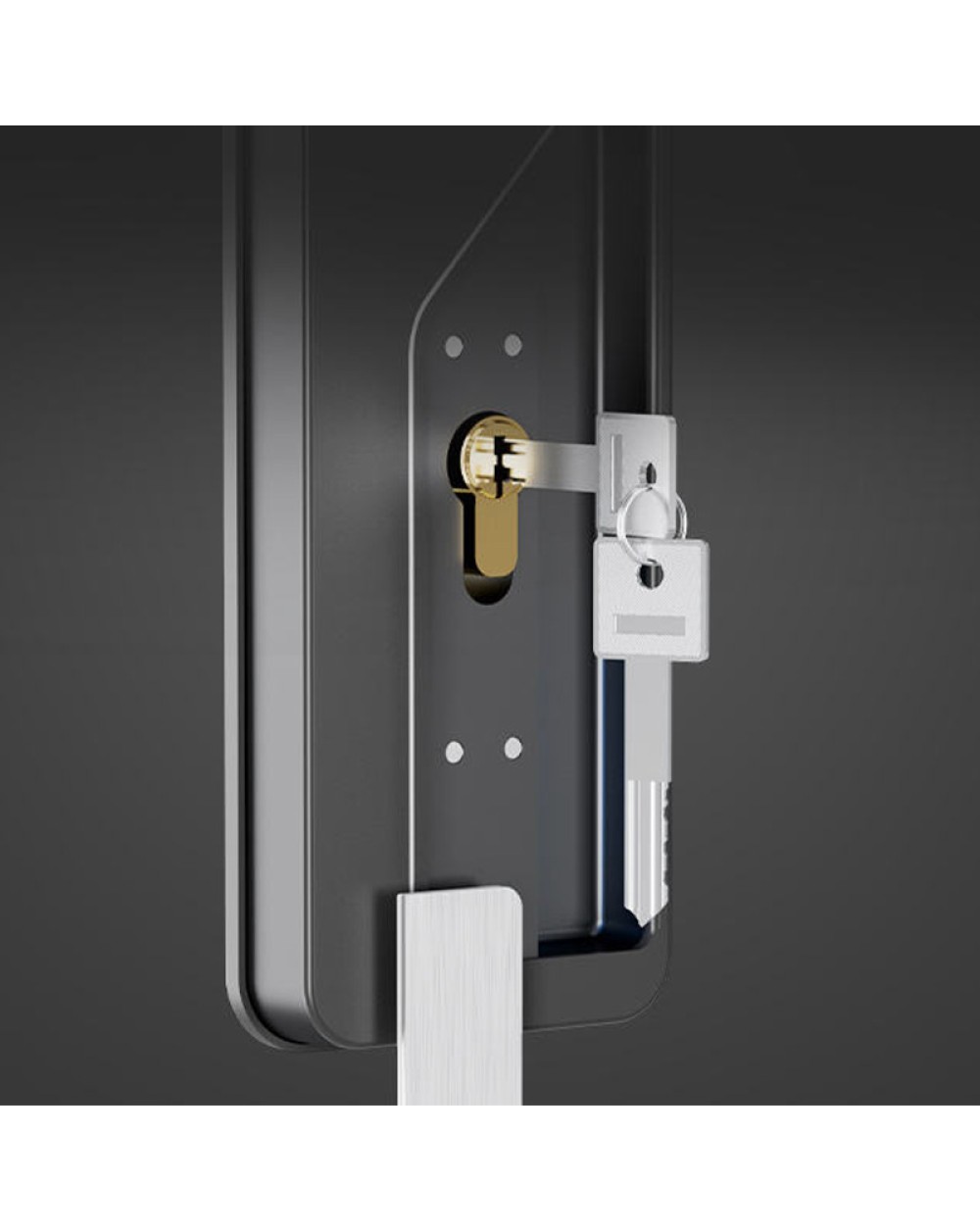 Fully automatic anti-theft password electronic door lock