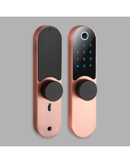 Round handle password electronic door lock