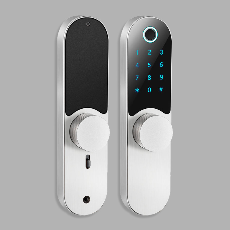 Round handle password electronic door lock