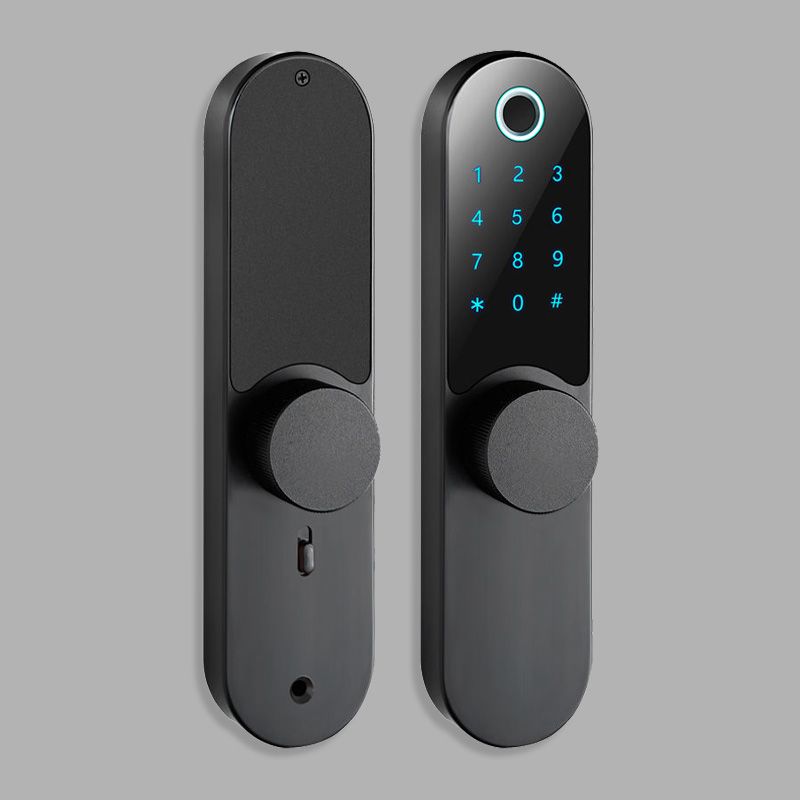 Round handle password electronic door lock
