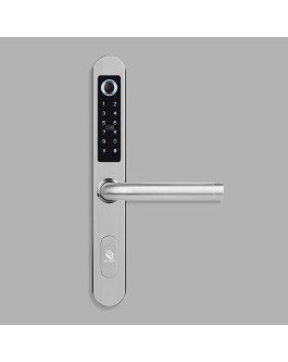 Silver smart password electronic door lock