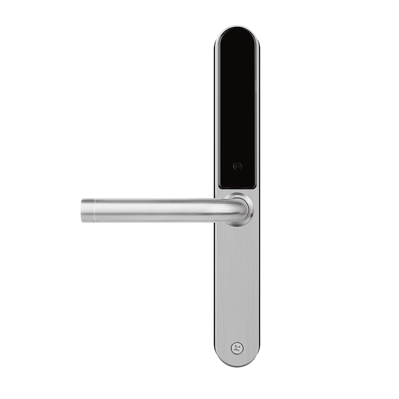 Silver smart password electronic door lock