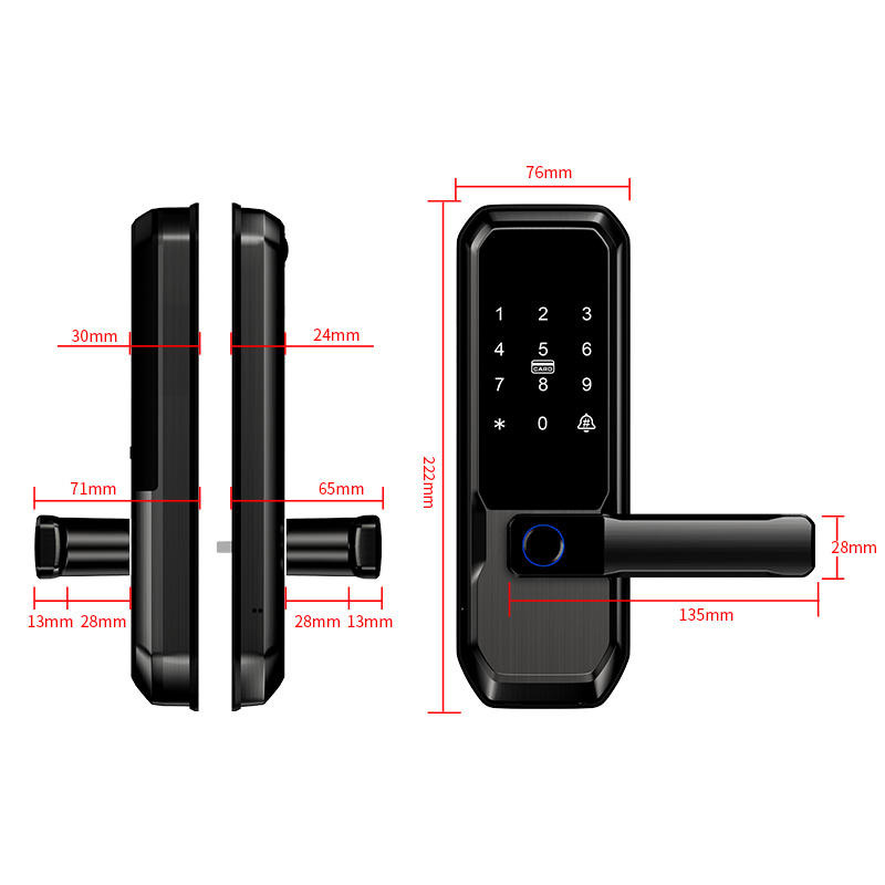 Smart digital password electronic door lock