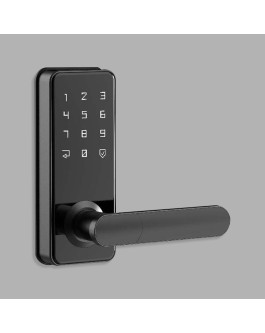 Black wireless password electronic door lock