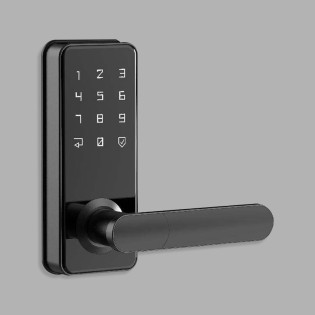 Black wireless password electronic door lock