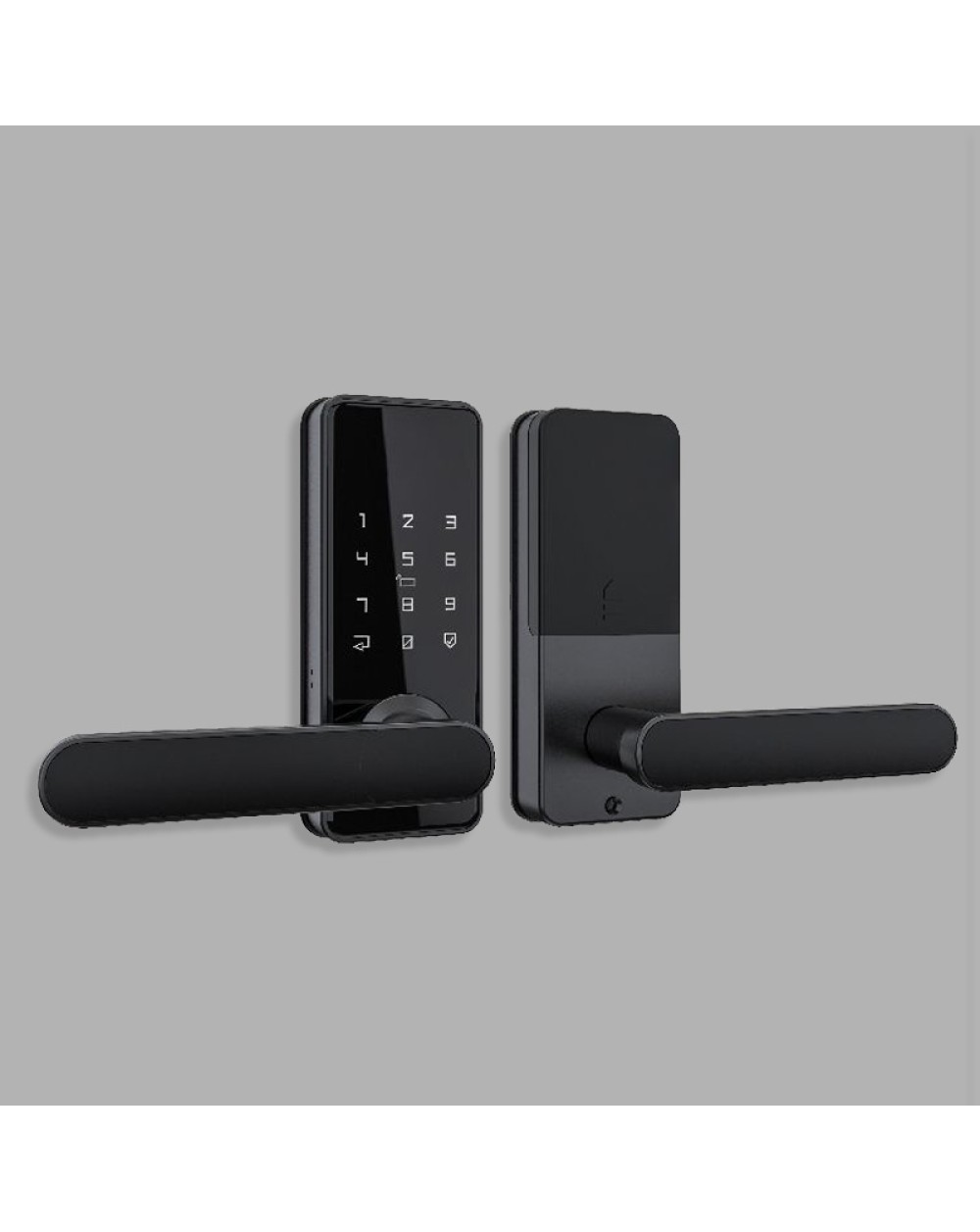 Black wireless password electronic door lock