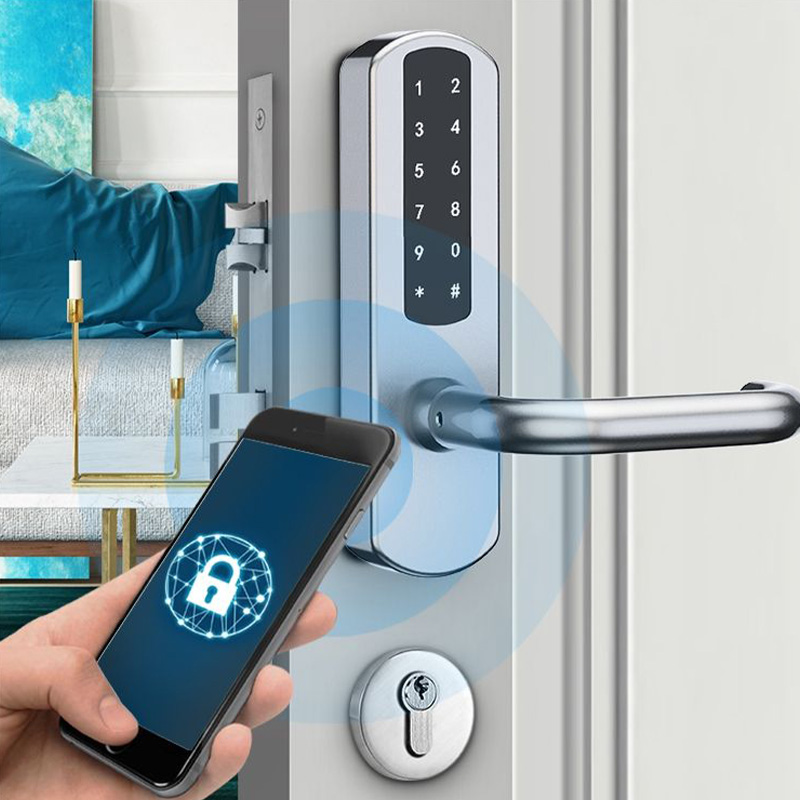 Electric stainless steel password electronic door lock