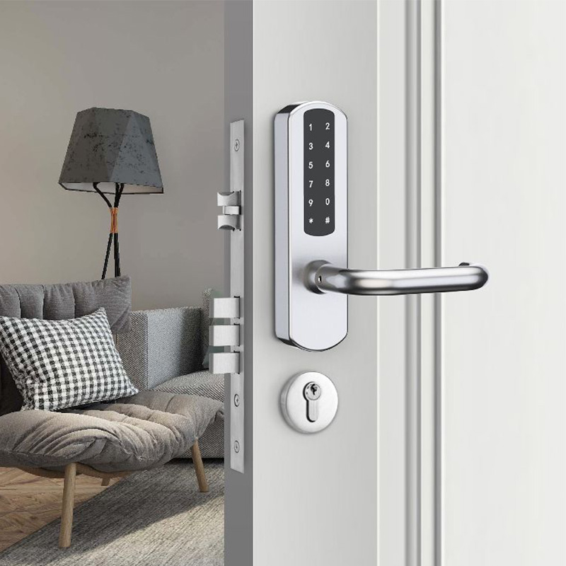 Electric stainless steel password electronic door lock