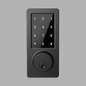 Simple tamper-proof electronic door lock