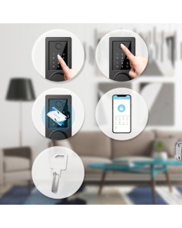 Simple tamper-proof electronic door lock