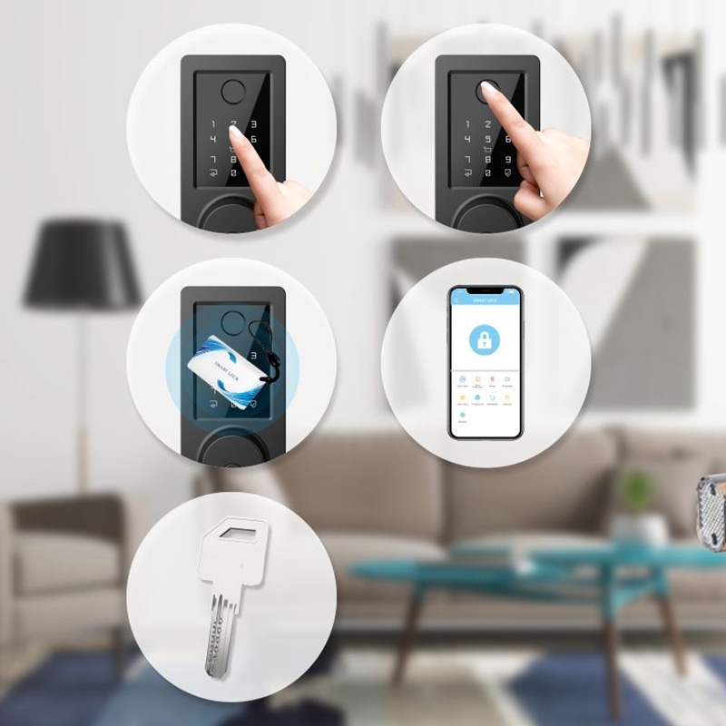 Simple tamper-proof electronic door lock