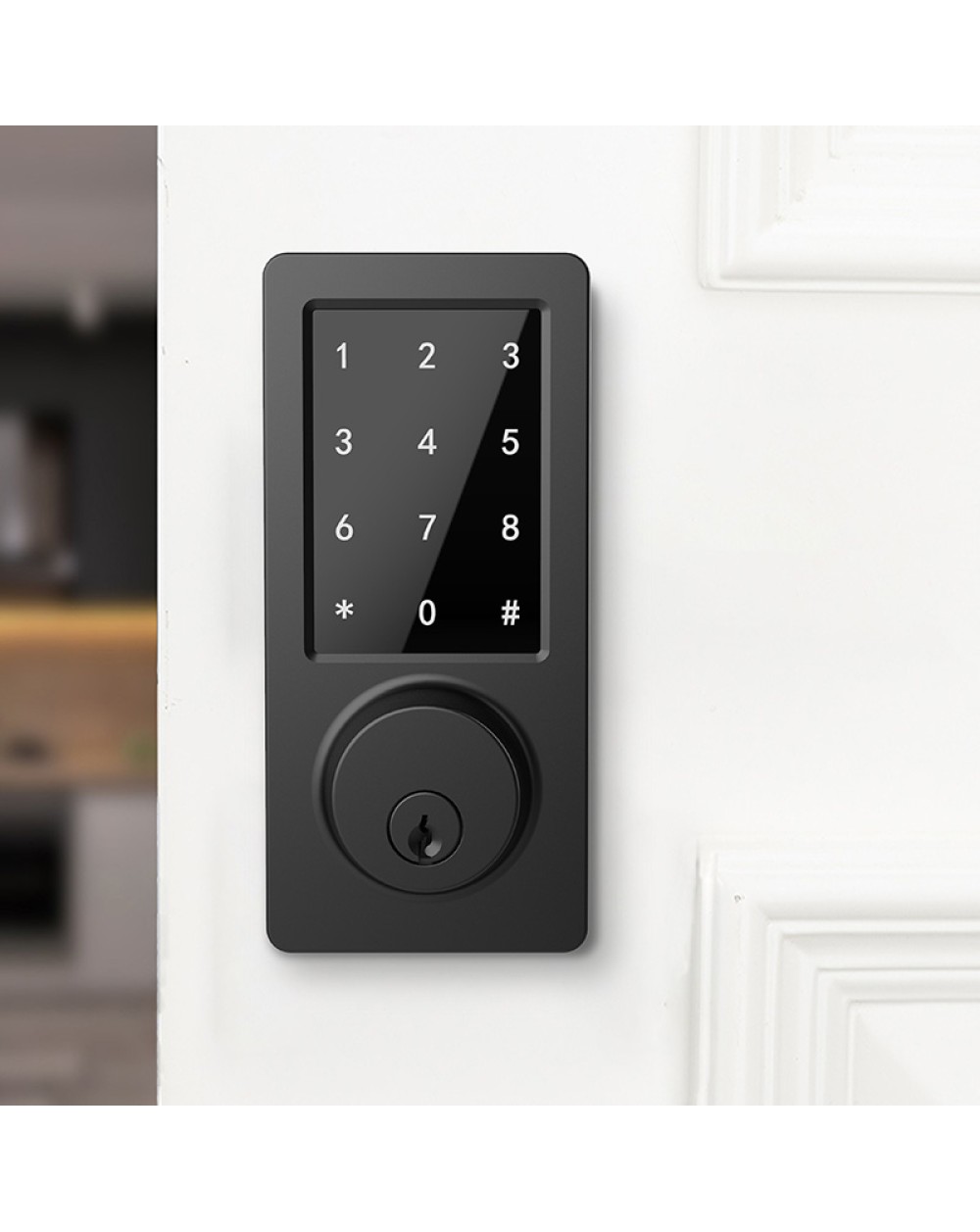 Simple tamper-proof electronic door lock