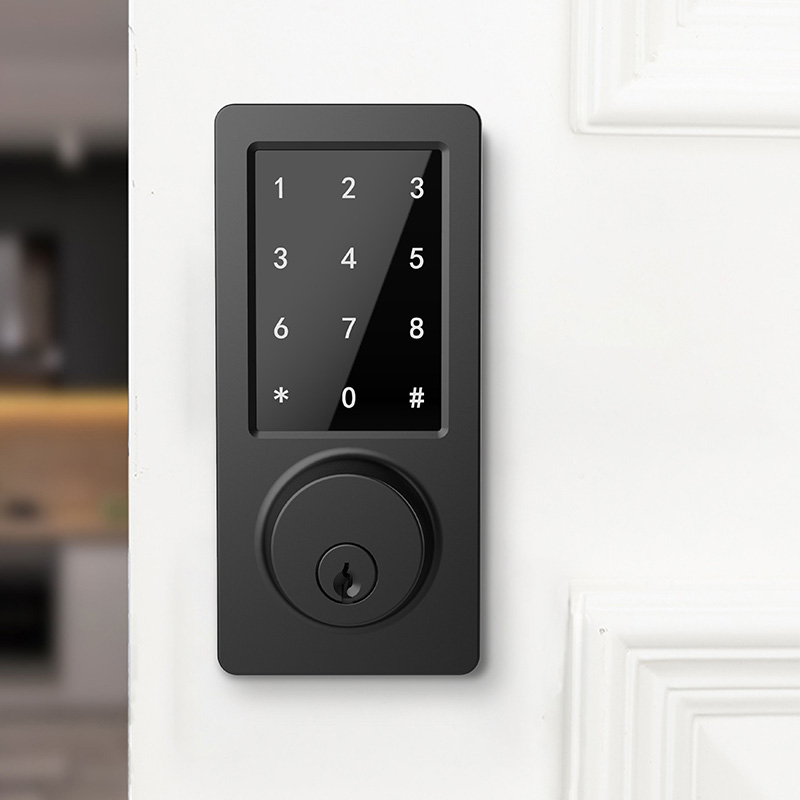 Simple tamper-proof electronic door lock