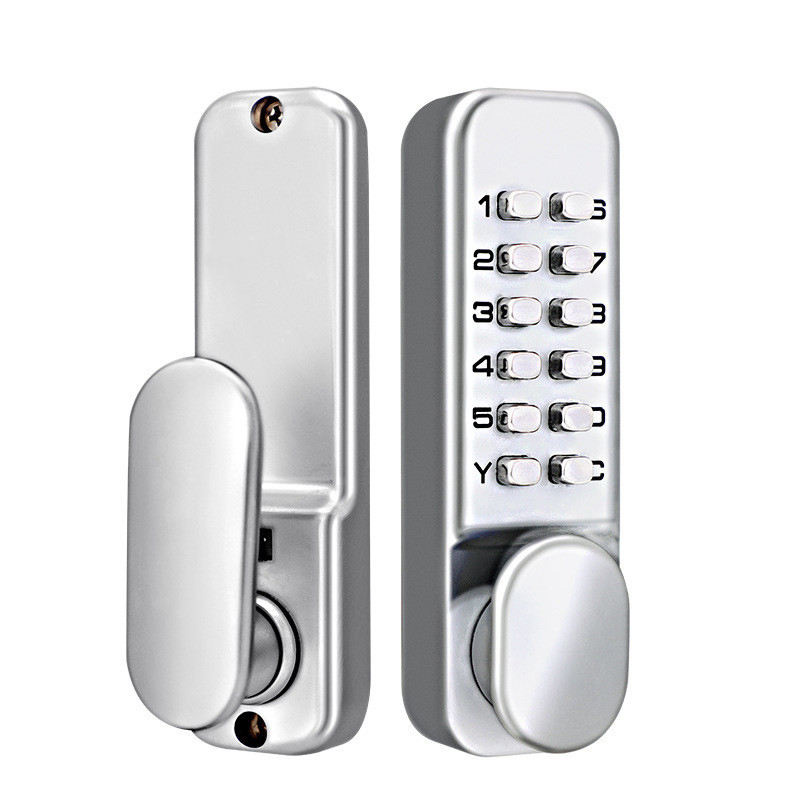 Rotating handle mechanical combination lock