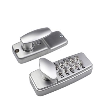 Silver waterproof mechanical combination lock