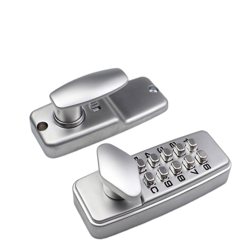 Silver waterproof mechanical combination lock