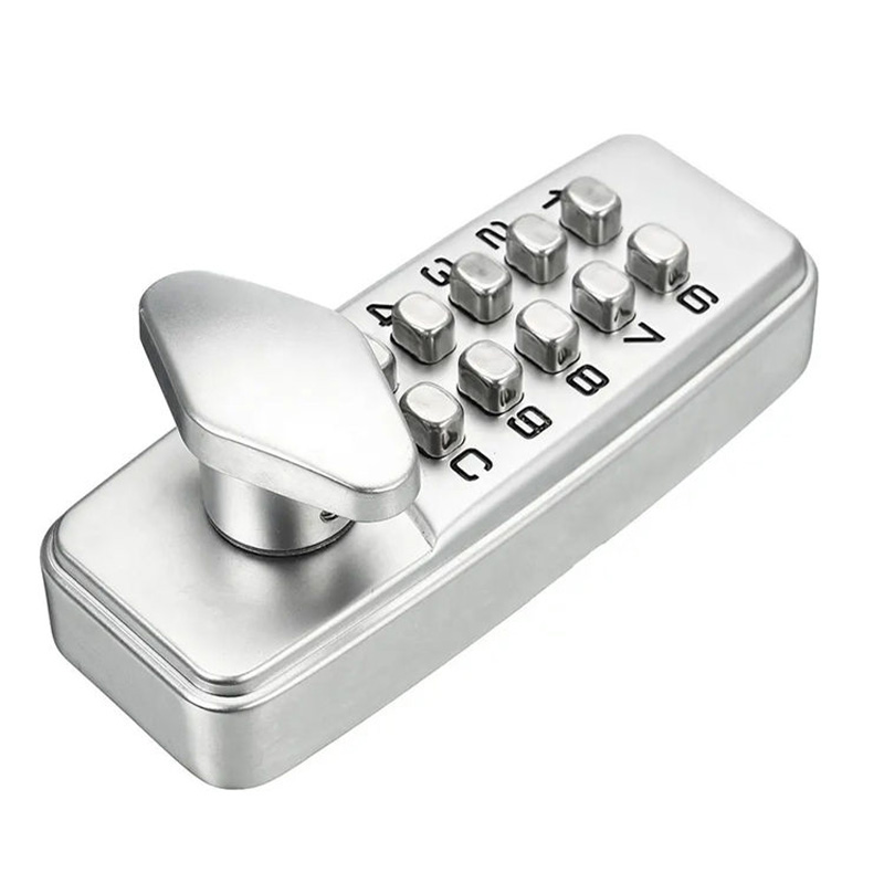 Silver waterproof mechanical combination lock