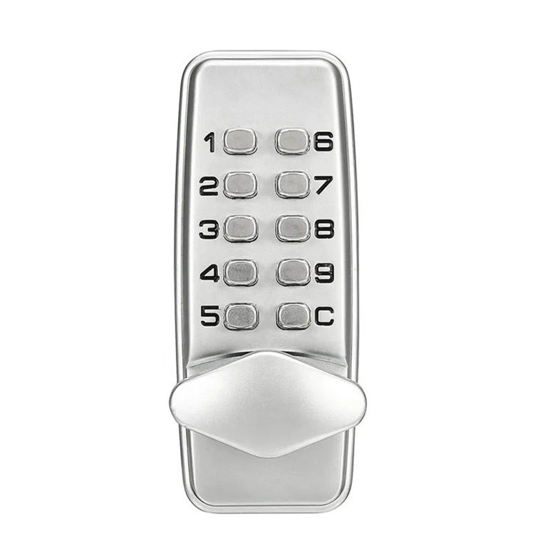 Silver waterproof mechanical combination lock